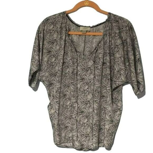 Loft XS Botanical Print Sleeveless Top - Picture 1 of 5